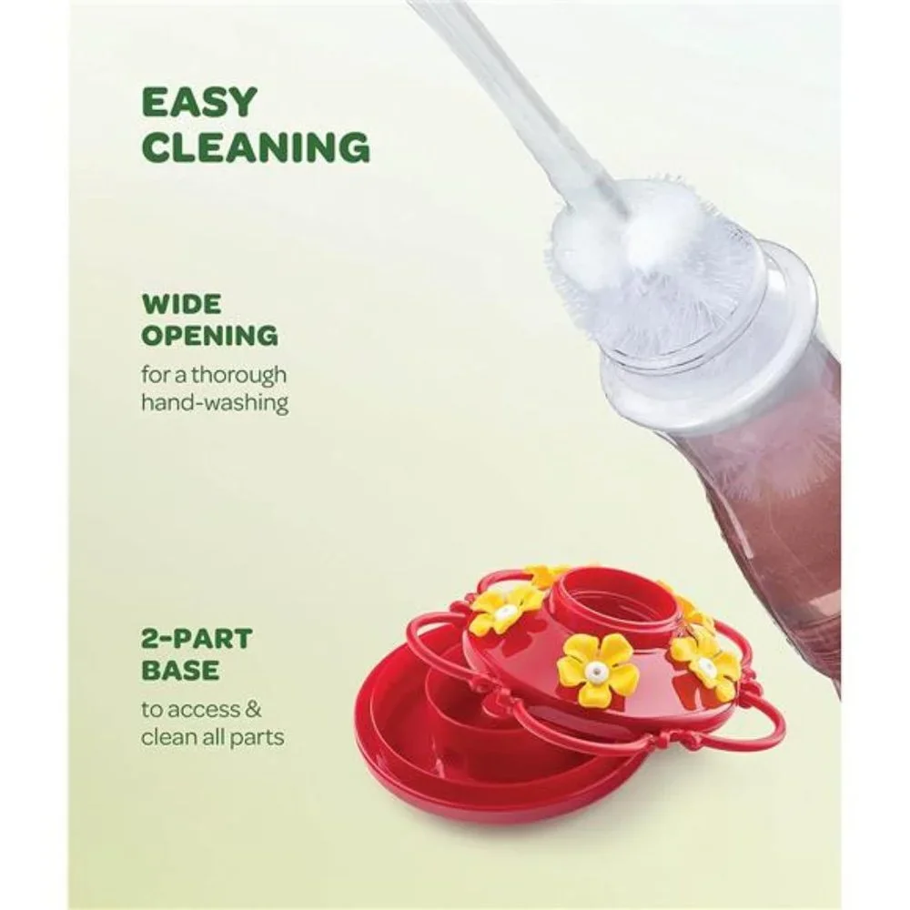 Hummingbird Feeder 10 oz [Set of 2] Plastic Hummingbird Feeders for Outdoors